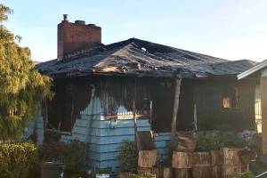 Firefighters put out this house fire on East Hill early Thursday morning. COURTESY PHOTO, Puget Sound RFA