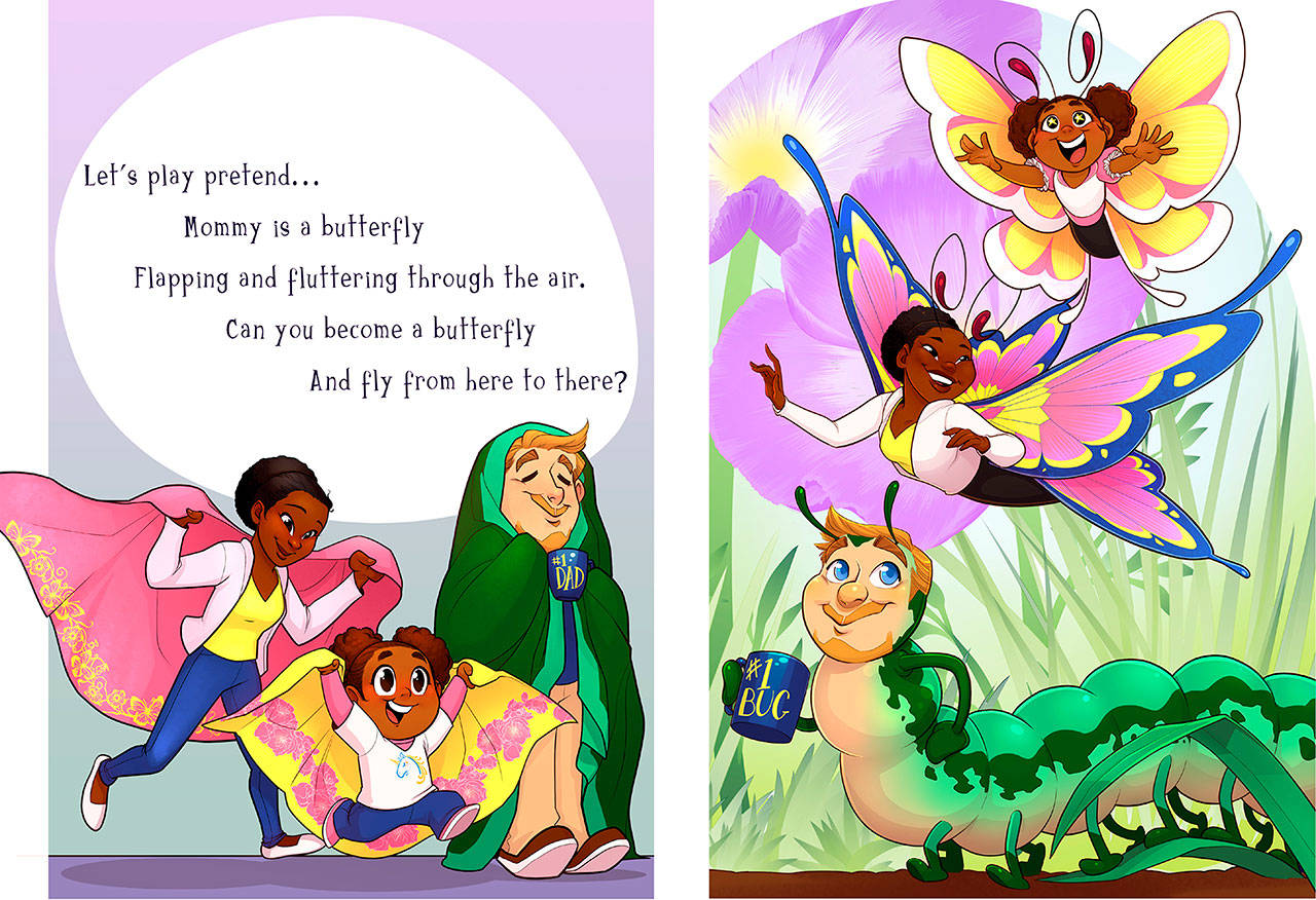 The family on these pages of Lets Play Pretend… may look familiar, given the authors family. Images courtesy Scott Field