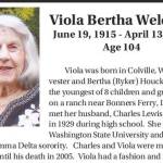 Viola Bertha Welchko | Obituary