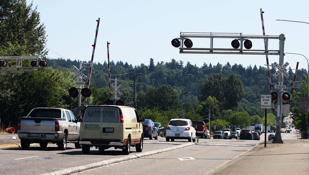 A grade separation project to divide vehicle traffic from BNSF Railway tracks along South 212th Street is under consideration for the city of Kents 20-year Transportation Master Plan. STEVE HUNTER, Kent Reporter
