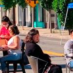 Street dining debuts on First Avenue in downtown Kent