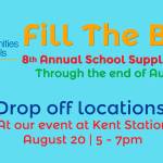 Fill the Bus school supply drive in Kent set for Aug. 20