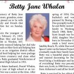 Betty Jane Whalen | Obituary