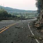 A 14-mile stretch of State Route 410 east of Enumclaw will remain closed for several weeks due to damage from a wildfire. COURTESY PHOTO, state DOT