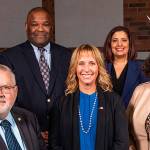 Kent City Council members from left to right: Satwinder Kaur, Les Thomas, Bill Boyce, Toni Troutner, Marli Larimer, Brenda Fincher and Zandria Michaud. COURTESY PHOTO, City of Kent