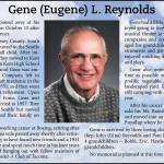 Gene (Eugene) L. Reynolds | Obituary