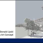 An artists conception of the proposed sculpture to be placed in the pedestrian plaza of the incoming Federal Way Link Extension.