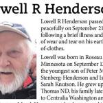 Lowell R. Henderson | Obituary
