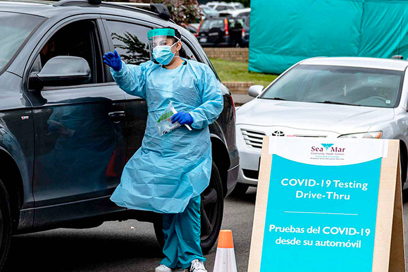 Sea Mar COVID-19 testing site in Federal Way. File Photo