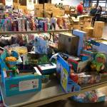 Volunteers dropped off hundreds of toys Dec. 18 at Kent Lutheran Church from the annual Kent firefighters Toys of Joy drive to be distributed to children through the Kent Food Bank. COURTESY PHOTO, Puget Sound Fire