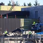 Workers construct the Kent School Districts new academy Dec. 28 in Panther Lake. STEVE HUNTER, Kent Reporter