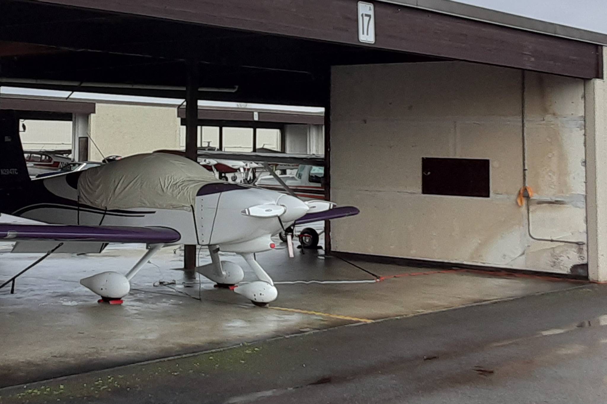 An airport developer looks to add to the Auburn Municipal Airport 17 general aviation hangars and six box hangars that will house multimillion-dollar aircraft and aviation-related businesses. ROBERT WHALE, Auburn Reporter