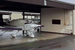 An airport developer looks to add to the Auburn Municipal Airport 17 general aviation hangars and six box hangars that will house multimillion-dollar aircraft and aviation-related businesses. ROBERT WHALE, Auburn Reporter