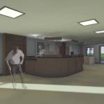 A rendering of the new lobby area at the Riverbend Golf Complex driving range. COURTESY GRAPHIC, City of Kent