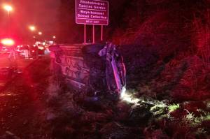 A Renton man died in a single-car crash Feb. 3 along Interstate 5 in Federal Way near South 320th Street. COURTESY PHOTO, State Patrol