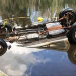 A diving drill by Renton firefighters in Lake Fenwick in Kent turned up a stolen vehicle. Crews removed the SUV from the bottom of the lake. COURTESY PHOTO, Puget Sound Fire