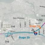 The project will improve access through the area with interchange improvements, new ramps that connect I-5 to SR 509, and the first mile of the SR 509 Expressway. Stage 2 of the project will complete the connection between 24th Avenue South and South 188th Street (where SR 509 currently ends). COURTESY GRAPHIC, WSDOT