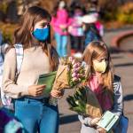 Students returned to Kent elementary schools on Monday, April 12 for the first time since the Kent School District shut down schools in March 2020 due to COVID-19. COURTESY PHOTO, Kent School District