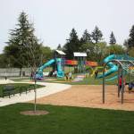 New swing set and playground facilities at West Fenwick Park. CAMERON SHEPPARD, Sound Publishing