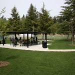 Locals host a barbecue using the park's new sheltered picnic area. CAMERON SHEPPARD, Sound Publishing
