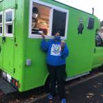The Moe Vegan food truck serves meals at the city of Kents annual Community Thanksgiving Dinner on Nov. 21, 2020. Sound Publishing file photo