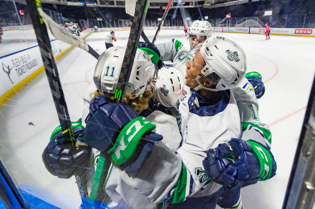The Seattle Thunderbirds open the Western Hockey League season Oct. 2 at Portland. Seattles first home game is Oct. 9 at the accesso ShoWare Center in Kent. COURTESY PHOTO, Brian Liesse, Thunderbirds