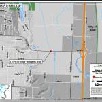 A map shows the location of the South 277th Street bridge replacement by King County. COURTESY GRAPHIC, King County Road Services