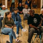 Residents attend a town hall meeting about police reform on Aug. 16 at the Kent Senior Activity Center. COURTESY PHOTO, City of Kent