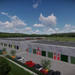 Artist rendering of the new buildings. Photo courtesy of Pacific Raceways