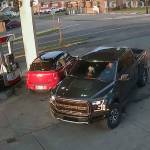 This security footage at the Cenex gas station in Black Diamond shows Anthony Chilcott on his phone before entering and driving off with a Ford Raptor.
