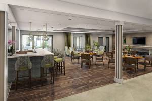 There are four dining choices at Cadence at Kent-Meridian, including the Bistro where you can grab a sandwich or salad when you're on the go.