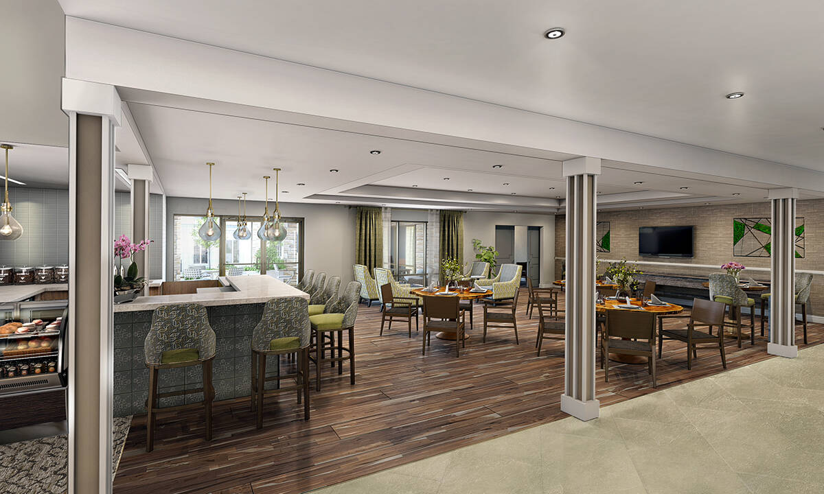 There are four dining choices at Cadence at Kent-Meridian, including the Bistro where you can grab a sandwich or salad when youre on the go.