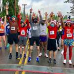 The start of the Christmas Rush 5K/10K Run and Walk on Dec. 11 in Kent. COURTESY PHOTO, City of Kent