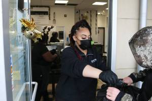 COURTESY PHOTO, Nanas Southern Kitchen
Nanas Southern Kitchen in Kent gave away 400 meals on Christmas Day, 2020.