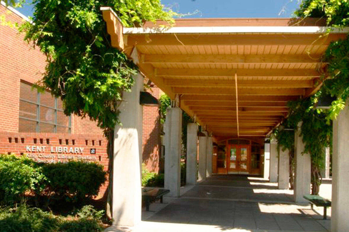 The Kent Library will reopen Monday, April 4 after a fire in December damaged the facility. COURTESY PHOTO, King County Library System