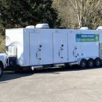 COURTESY PHOTO, King County
King County has launced a new mobile shower unit for the homeless with stops in Kent, Renton and Seattle.