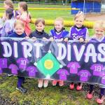 The Dirt Divas pose for a photo during Kent Little League Opening Day April 30. The league offers baseball and softball divisions. COURTESY PHOTO, Kent Little League