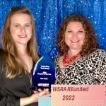 Courtesy photo
Executive Director Amanda Miller, left, and Founder Jeanette Jurgensen accepting their award from the Washington State Recycling Association on May 17.