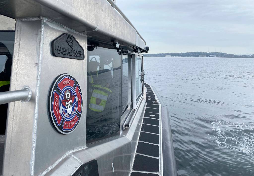 Marine 367 Zenith is replacing the previous fire boat built in 1985. Olivia Sullivan/the Mirror