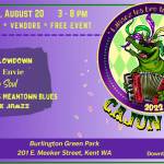 The Kent Cajun Food and Music Fest is set for 3 to 8 p.m. Saturday, Aug. 20 in downtown Kent. COURTESY IMAGE, Kent Downtown Partnership
