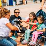 Children pet a baby goat during the Kent Cornucopia Days street festival. COURTESY PHOTO, City of Kent