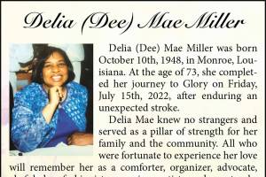 Delia (Dee) Mae Miller | Obituary