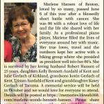 Marlene Hansen | Obituary