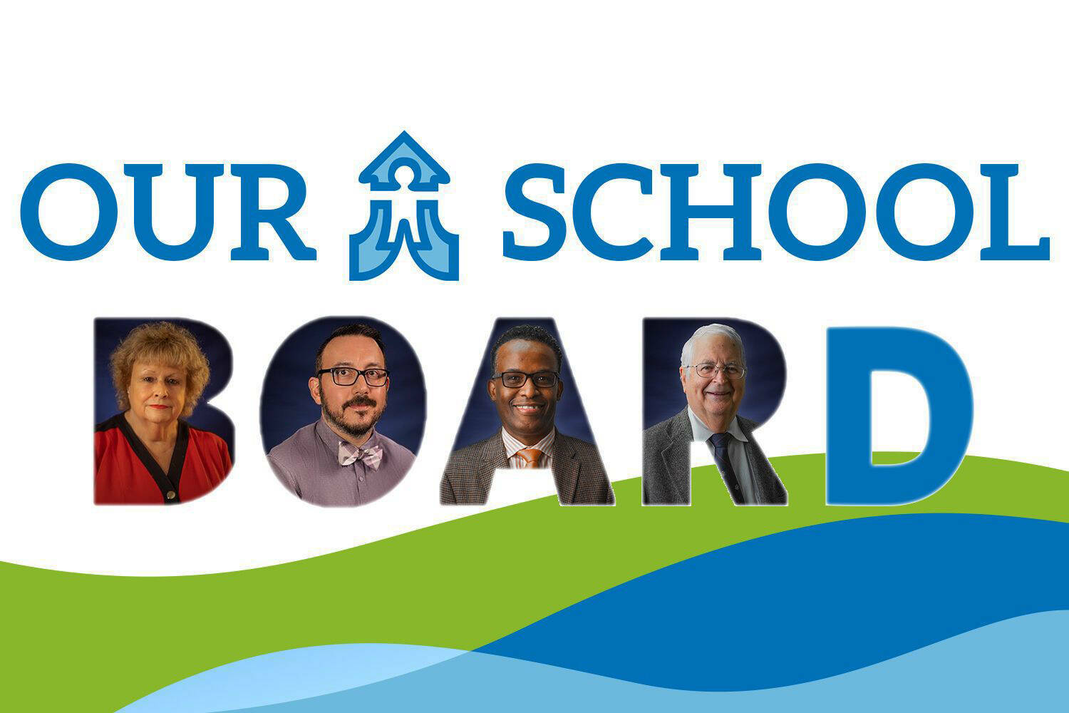 Kent School Board members Leslie Hamada, Joe Bento, Awale Farah and Tim Clark. COURTESY IMAGE, Kent School District