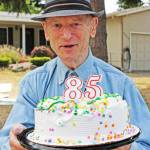 Art Oberto celebrates his 85th birthday 10 years ago. FILE PHOTO, Kent Reporter