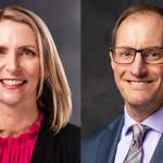 City Attorney Tammy White and CAO Pat Fitzpatrick