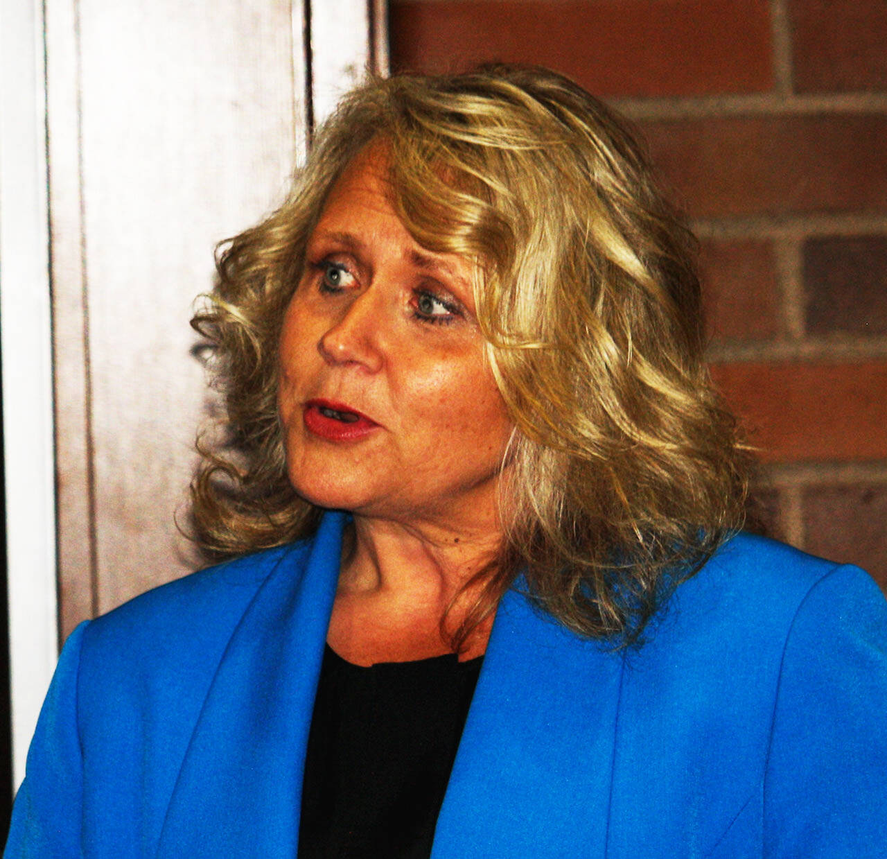 Kent Mayor Dana Ralph delivers her proposed city budget speech Sept. 27 at City Hall. STEVE HUNTER, Kent Reporter