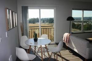 An apartment at the new Madison Plaza Apartments in downtown Kent at West Meeker Street and Madison Avenue. STEVE HUNTER, Kent Reporter