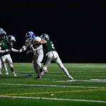 Sophomore Deon Vann fighting through contact late in the second half. Photo by Ben Ray/the Mirror