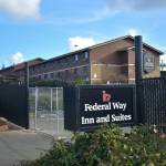 The Federal Way Inn and Suites at 1688 S. 348th St., which was formerly the Red Lion hotel. Photo take in February 2023. Alex Bruell / The Mirror